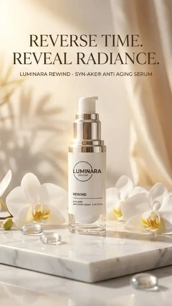 Luminara Rewind Syn-Ake anti aging peptide serum